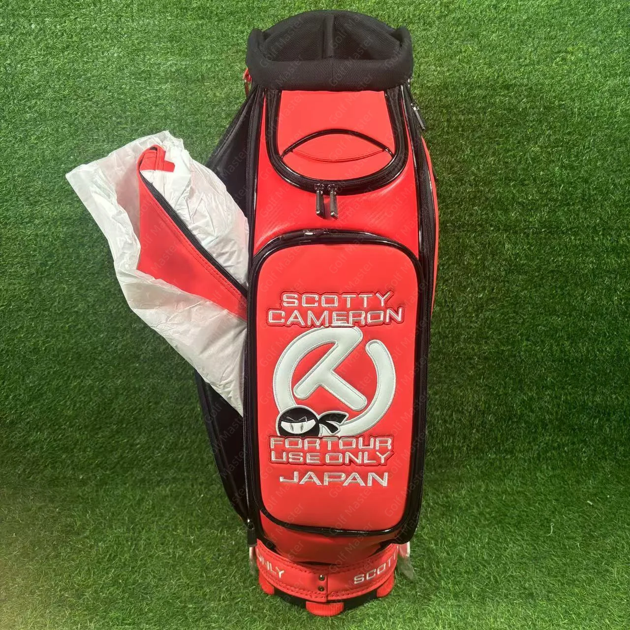 47-Scotty Cameron Bag Red Ninja logo bag for girls - Image 5