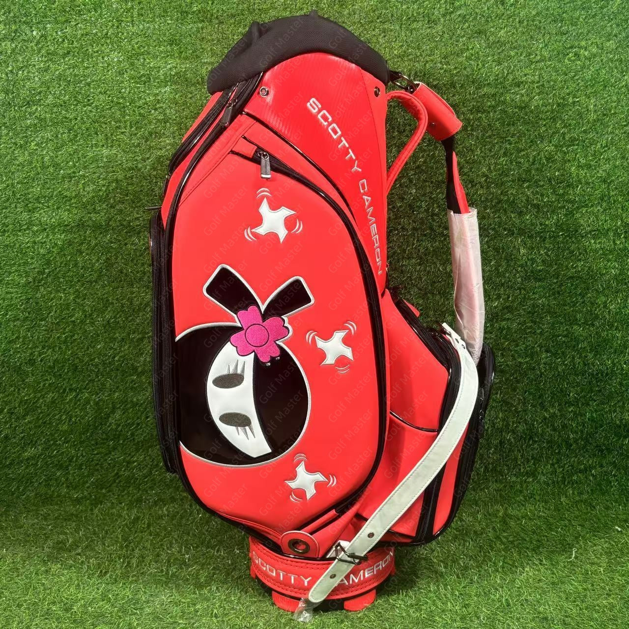 47-Scotty Cameron Bag Red Ninja logo bag for girls - Image 3