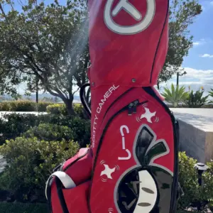 47-Scotty Cameron Bag Red Ninja logo bag for girls